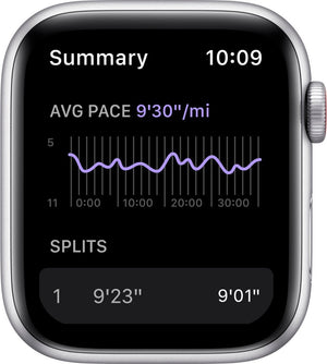 Apple Watch SE Nike+ GPS/Cel 44mm Silver Aluminum Grade (B)