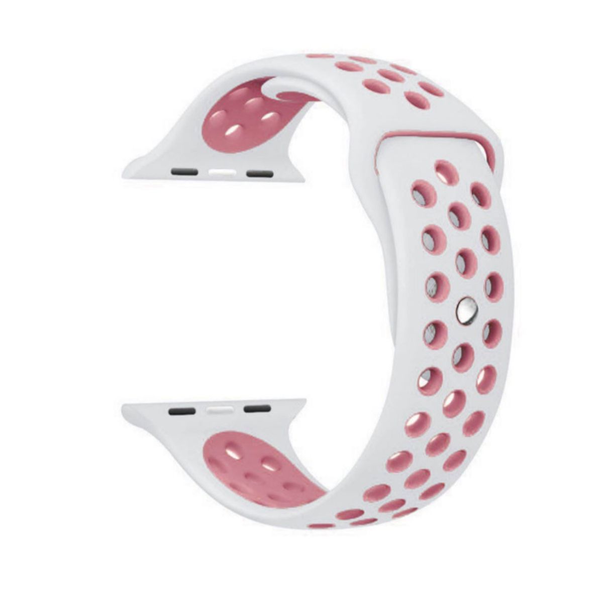 Apple Watch Sport Band 38-41mm White/Pink NEW