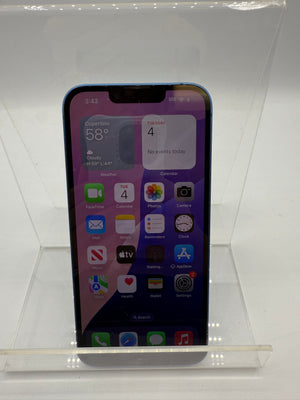 iPhone 13 128GB Blue MLMT3LL/A Grade (B) NO FACE ID AS IS